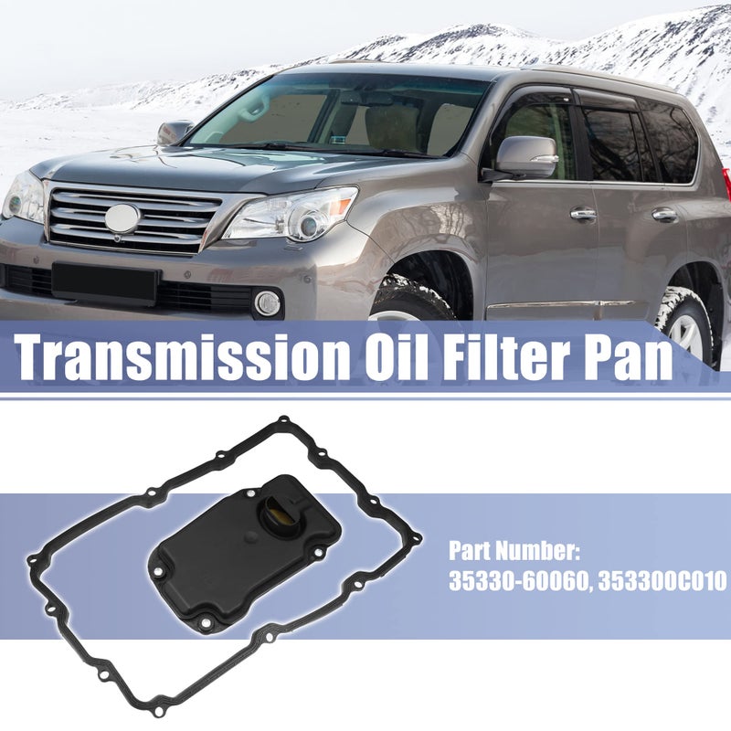 X AUTOHAUX X AUTOHAUX 1 Set 35330-60060 353300C010 Transmission Filter Oil Pan Gasket Assembly for Lexus GX 460 2010-2015  - Image 2
