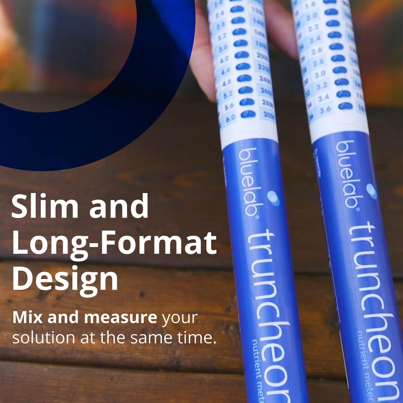 Bluelab TRUNV2 Truncheon Nutrient Meter, Digital Conductivity Tester in Water (Scales Include: EC, 500, ppm 700, CF, TDS) Tool for Hydroponic System and Indoor Plant Grow, White - Image 5