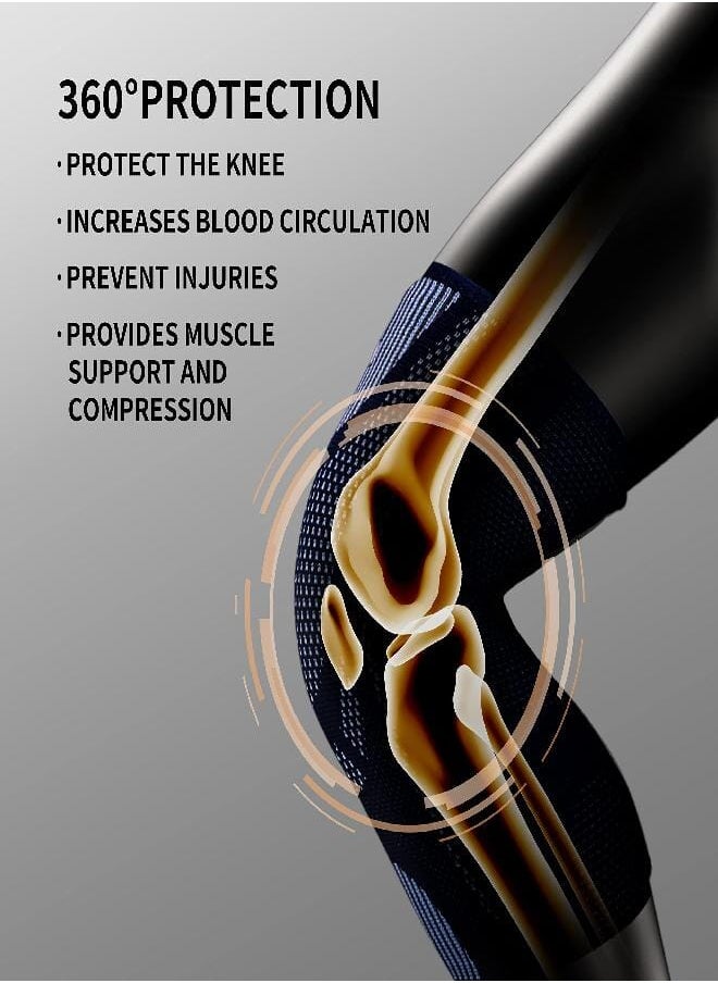 PROIRON PROIRON Knee Braces for Men & Women,Knee Pads,Knee Compression Sleeves for Running,Workout,Basketball,Gym,Volleyball-XL Pack of 2  - Image 3