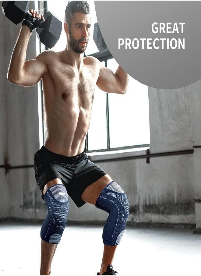 PROIRON PROIRON Knee Braces for Men & Women,Knee Pads,Knee Compression Sleeves for Running,Workout,Basketball,Gym,Volleyball-XL Pack of 2  - Image 5