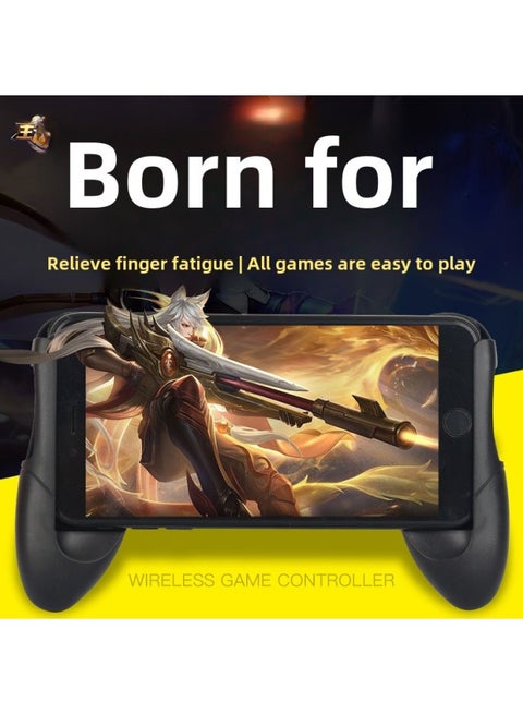 Suitable For King Glory Walking Artifact Eating Chicken Mobile Phone Game Handle Walking Five Generation Set Game Remote Lever-Product Color:W1 Classic Grip