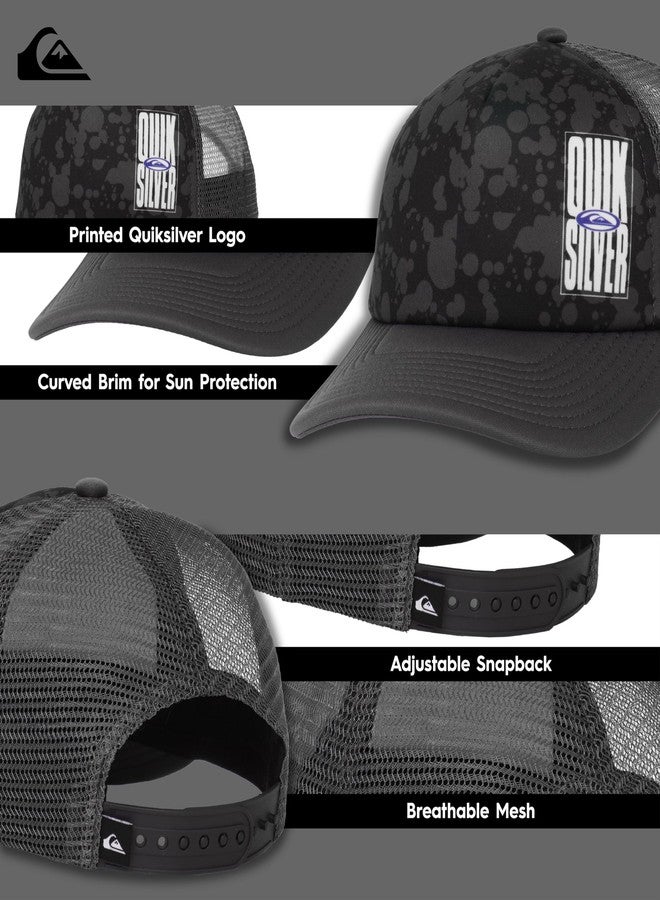 كويك سيلفر قبعة سائق الشاحنة للأولاد من كويكسيلفر، طراز إيمو كوب سناباك، لون تارماك 1 - Image 2