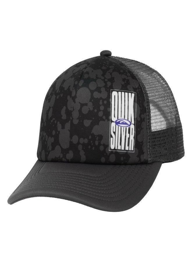 كويك سيلفر قبعة سائق الشاحنة للأولاد من كويكسيلفر، طراز إيمو كوب سناباك، لون تارماك 1 - Image 1