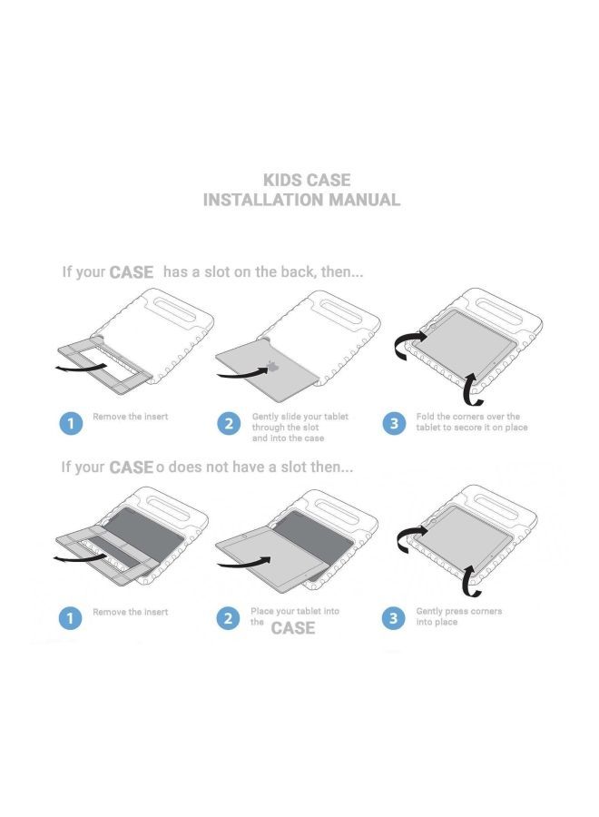 NIBEMINENT Shockproof Case Cover For Apple iPad Air Blue - Image 5