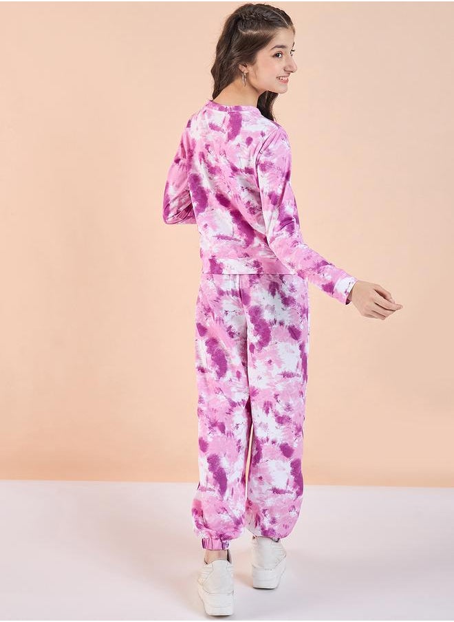 Stylo Bug Printed Round Neck T-Shirt and Trousers Pants by Styli  - Image 5