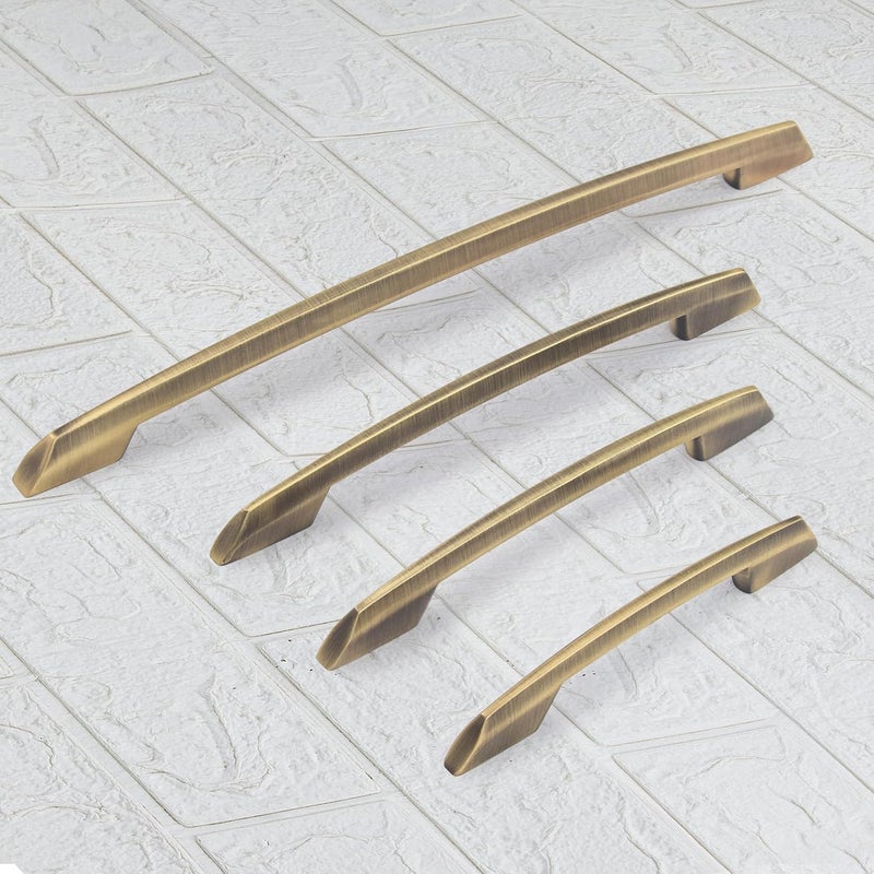 ATOM Atom 6 inches Zinc Cabinet Pull Handle Antique Finish Office Wardrobe Furniture Kitchen Drawer Push Bar 545 Pack of 6  - Image 4