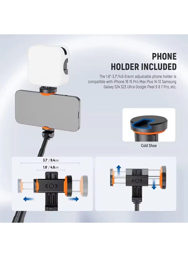 NEEWER PA992 Quick Release Selfie Stick Tripod For Smartphone One Button Quick Release Portable Selfie Stick Height Adjustment - Image 3