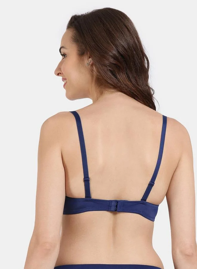 zivame Zivame Padded Wired Bra with Hook and Eye Closure