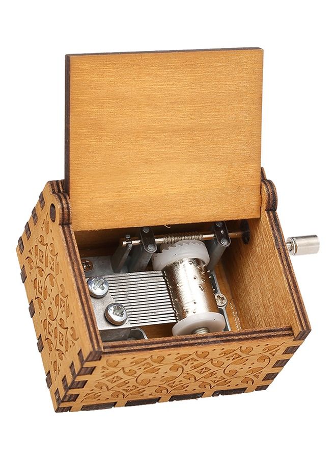 Vintage Wooden Theme Music Box  - Image 3