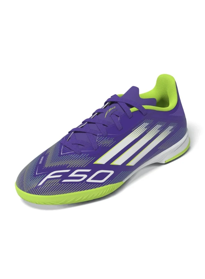 Adidas Adidas F50 League In J U Purple Football/Soccer Shoes For Kids