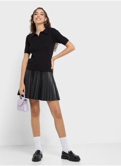 Ginger Polo Neck Cable Knit Sweater  - Image 4