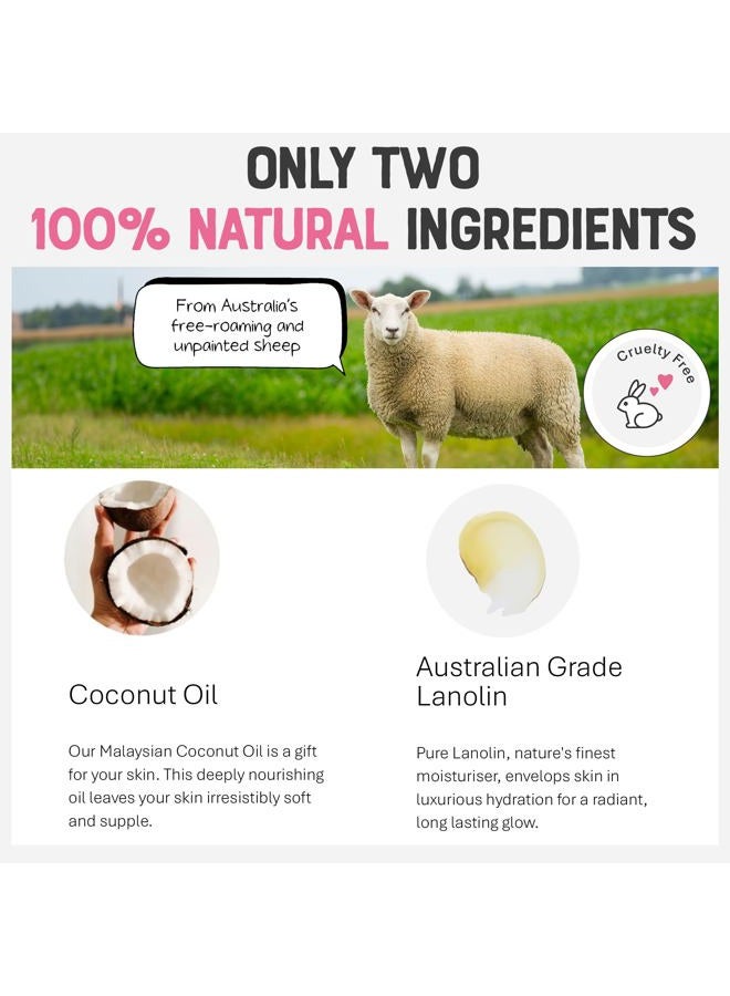 DR. LIPP Dry Skin Heroes [BFF ultra rich Balm 30ml & Original Nipple Balm 8ml] – 14-in-TWO Multi-Use Balms for Lips, Nipples & More – 100% Natural Coconut Oil & Lanolin – Fragrance & Cruelty Free - Image 5