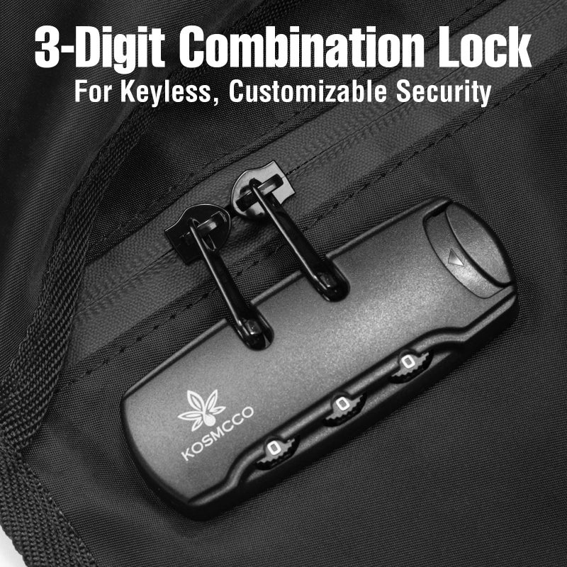 KOSMCCO Lockable Hidden Hanger Diversion Safe - Secret Storage with Pocket for Money & Valuables, Fits Under Clothes, Home Travel Security Safe - Image 4