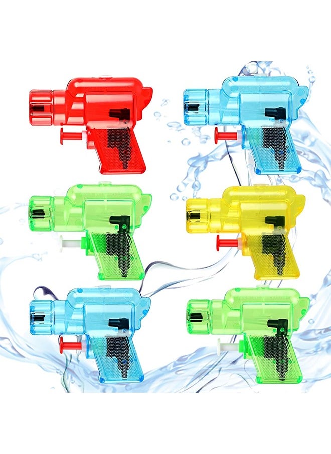 Generic - 6 Pcs Small Water Gun, water gun for kids, Mini Water Gun, Summer Beach Small Gun, Water Fighting Toy for Summer Party Favor (Random Color) - Image 1