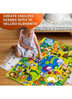 quokka Zoo Felt Board For Kids 3-5 Years Old - Social Emotional Preschool Learning Activities For Ages 2-4  - Image 3