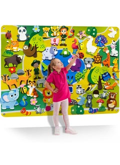 quokka Zoo Felt Board For Kids 3-5 Years Old - Social Emotional Preschool Learning Activities For Ages 2-4  - Image 1