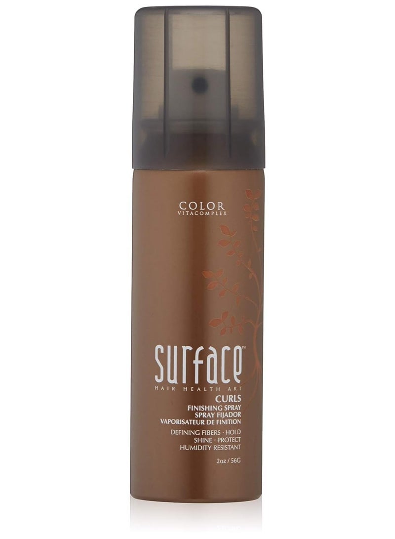 Surface Hair Curls Finishing Spray With Babassu Oil For hold, Definition, Shine And Thermal And Humidity Protection  2 Fl Oz (Pack of 1) - Image 1