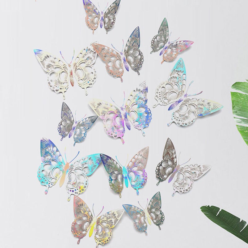 ملصقات حائط فراشات بتصميم واقعي لخلفيات التصوير - Image 5