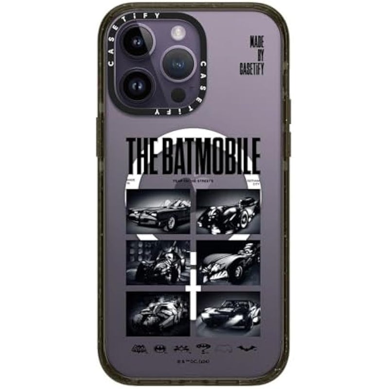 Casetify Impact iPhone 14 Pro Max Case 【Batman Co-Lab / 4X Military Grade Drop Tested / 8.2ft Drop Protection/Compatible with Magsafe】 - The Batmobile - Clear Black - Image 4