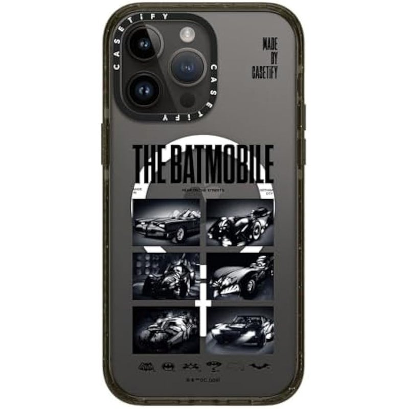 Casetify Impact iPhone 14 Pro Max Case 【Batman Co-Lab / 4X Military Grade Drop Tested / 8.2ft Drop Protection/Compatible with Magsafe】 - The Batmobile - Clear Black - Image 2