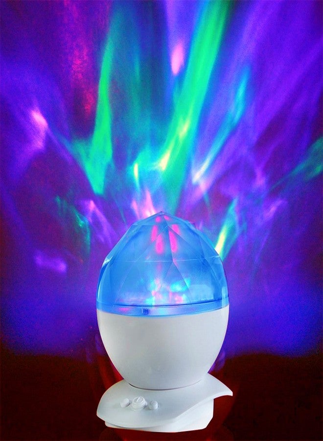 EX ELECTRONIX EXPRESS Relaxing Colorful Diamond Light Projection Lamp with Speaker by Electronix Express - Image 1