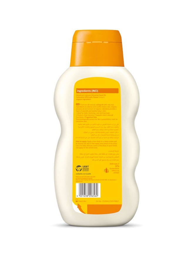 Weleda Calendula Baby Oil Frangrance Free 200Ml - Image 2