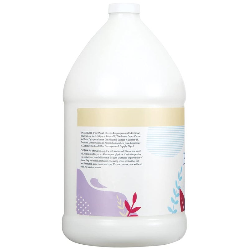 Ginger Lily Farms Botanicals Soothing Butter Lotion for Dry, Sensitive Skin, 100% Vegan & Cruelty-Free, Fragrance Free, 1 Gallon (128 fl oz) Refill (pack of 1) - Image 3