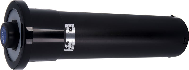 San Jamar Ez Fit Surface Mount Cup Dispenser Fits 6 - 24 Oz Cups with Interchangeable Gaskets for Restaurants, Dining Halls, and Fast Food, Plastic, 18 Inches, Black - Image 1