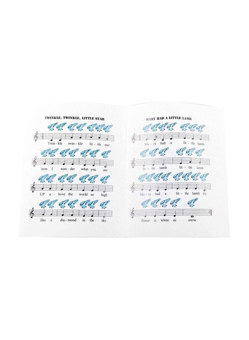 SYOSI 1X Blue 12 Holes Ocarina Ceramic Alto C Legend of Zelda Zelda Ocarina Flute  - Image 4