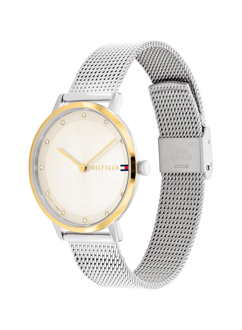 TOMMY HILFIGER Women's Analog Round Shape Stainless Steel Wrist Watch 1782667 - 35 Mm - Image 1