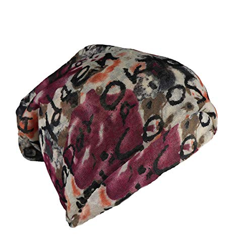 iSWEVEN Cotton Slouchy Beanie and Skull Cap for Summer, Winter, Autumn & Spring Season, Can be Used as a Helmet Cap Too - Free Size (7047A, Multicolor) - Image 2