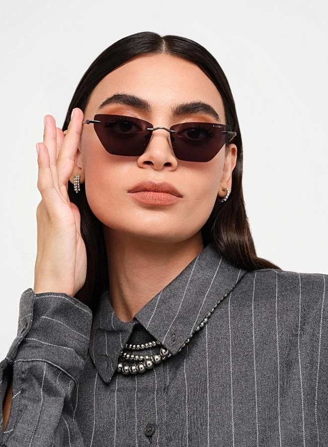 Blackout BlackOut Women Whisper Cat Eye Sunglasses