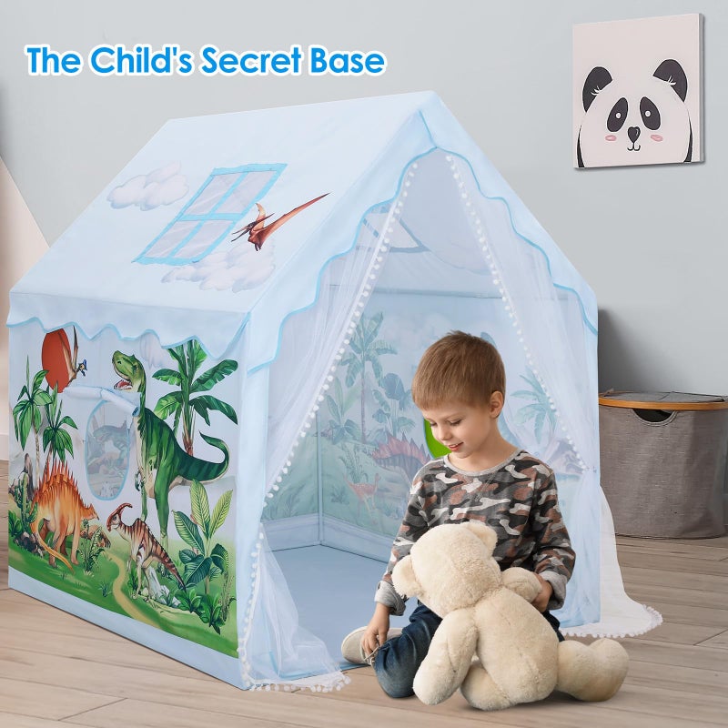 Decalsweet Kids Tent Toddler Playhouse for Boys Girls,Large and Foldable Kids Playtents with Windows,Portable and Lightweight Play Tent Indoor&Outdoor Gift for Children - Image 2