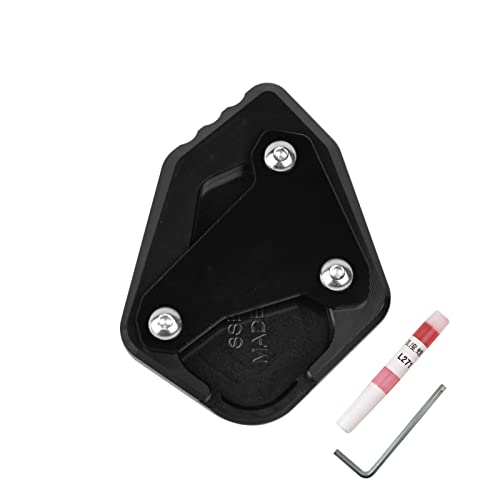 Midimttop Motorcycle Kickstand Plate Pad Extender Foot Side Stand Extension Pad Support Plate for Ho&nda Rebel CMX 1100 CMX1100 Rebel 1100 Accessories 2021 2022 2023 2024 2025(Black) - Image 4