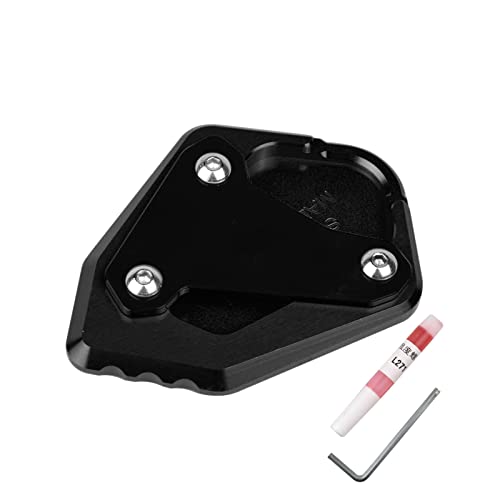 Midimttop Motorcycle Kickstand Plate Pad Extender Foot Side Stand Extension Pad Support Plate for Ho&nda Rebel CMX 1100 CMX1100 Rebel 1100 Accessories 2021 2022 2023 2024 2025(Black) - Image 3