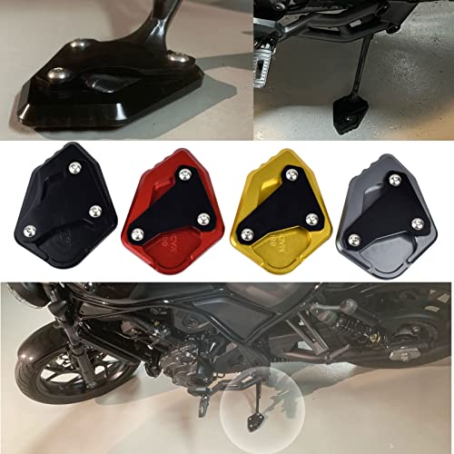 Midimttop Motorcycle Kickstand Plate Pad Extender Foot Side Stand Extension Pad Support Plate for Ho&nda Rebel CMX 1100 CMX1100 Rebel 1100 Accessories 2021 2022 2023 2024 2025(Black) - Image 1