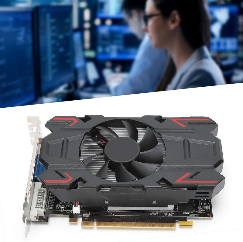 كلاراكو بطاقة رسومات DDR5 سعة 4 جيجابايت، ملحقات شبكة الكمبيوتر المكتبي، بطاقة رسومات ألعاب PCIE 2.0، 128 بت HD6770 650 ميجاهرتز، وحدة معالجة رسومات لأجهزة الكمبيوتر المخصصة للألعاب - Image 4