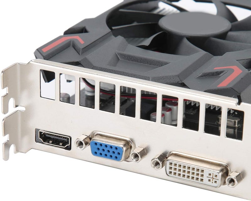 كلاراكو بطاقة رسومات DDR5 سعة 4 جيجابايت، ملحقات شبكة الكمبيوتر المكتبي، بطاقة رسومات ألعاب PCIE 2.0، 128 بت HD6770 650 ميجاهرتز، وحدة معالجة رسومات لأجهزة الكمبيوتر المخصصة للألعاب - Image 5