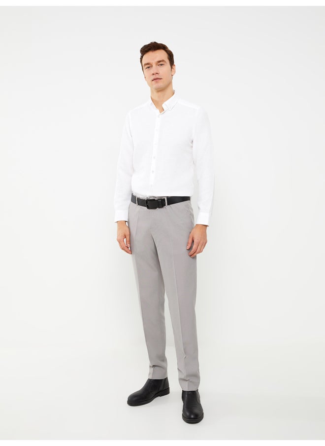 LC WAIKIKI - Slim Fit Long Sleeve Dobby Weave Men's Shirt - Image 1