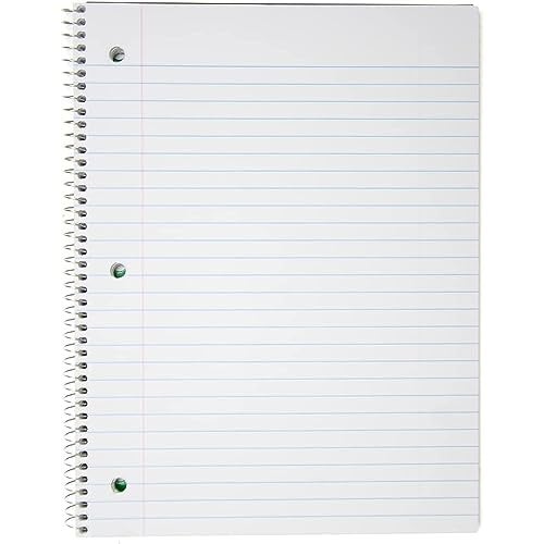 Top Flight Boss Poly Cover 3-Subject Wirebound Notebook, 108 Sheets, College Rule, 9.5 x 6 Inches, 1 Notebook, Cover Color May Vary (43002) - Image 2