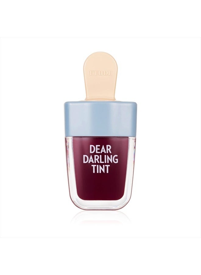 Dear Darling Water Gel Tint Ice Cream (RD306 Shark Red) (21AD) | Vivid High-Color Lip Tint with Minerals and Vitamins from Soap Berry Extract to Moisture Your Lips