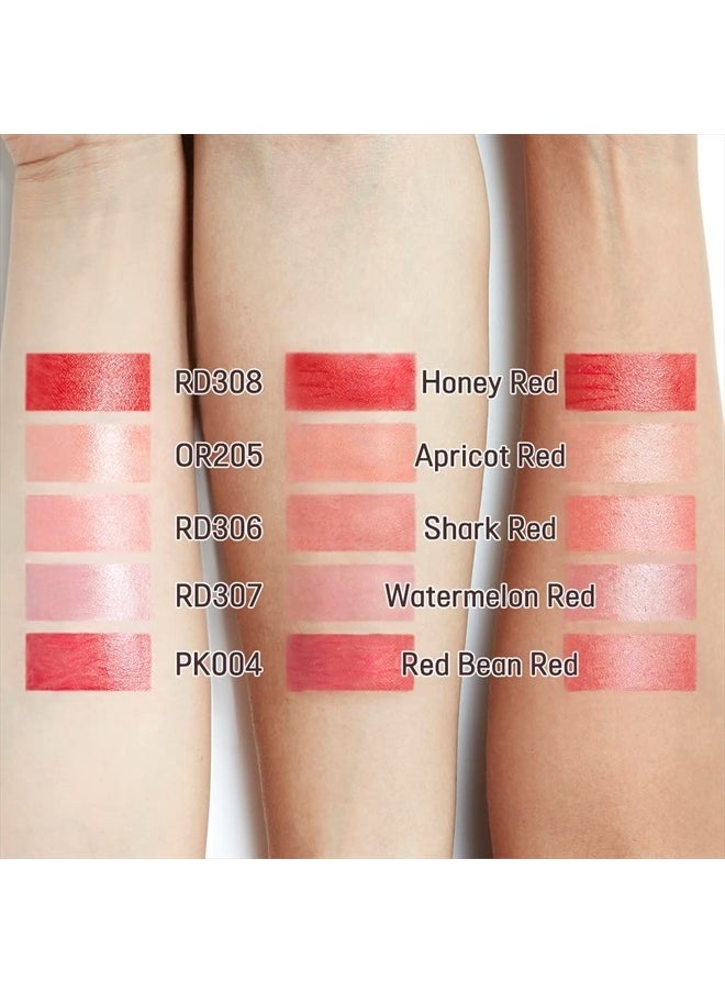 Dear Darling Water Gel Tint Ice Cream (RD306 Shark Red) (21AD) | Vivid High-Color Lip Tint with Minerals and Vitamins from Soap Berry Extract to Moisture Your Lips