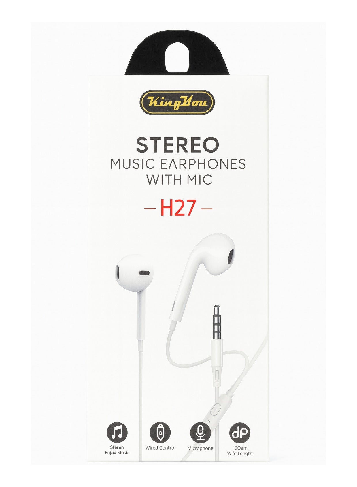 كينج يو Kingyou H27 Wired Stereo Earphones