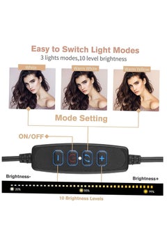 Cool Baby Style LED Selfie Camera Light With Telescopic Tripod Selfie Ring Light with Tripod Stand, USB Selfie Ring Light for Live Stream  - Image 4