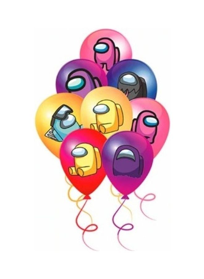 Loquat 12-Piece Among Us Balloon