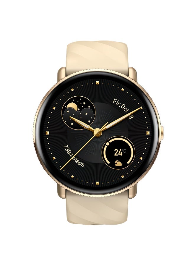 Zeblaze Unisex Smartwatch with Bluetooth Calling, Heart Rate and Sleep Monitoring, Fitness Activity Tracker, Step Counter & Smart Notification Bracelet, Gold - Image 3