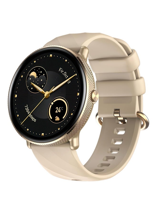 Zeblaze Unisex Smartwatch with Bluetooth Calling, Heart Rate and Sleep Monitoring, Fitness Activity Tracker, Step Counter & Smart Notification Bracelet, Gold - Image 1