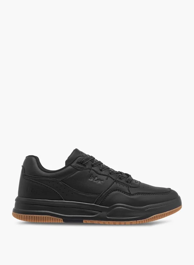 Lee Cooper Men's Perforated Lace-Up Sneakers