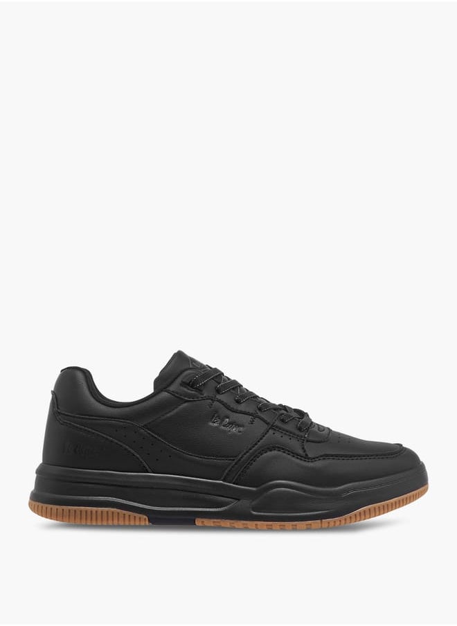 Lee Cooper Men's Perforated Lace-Up Sneakers  - Image 3
