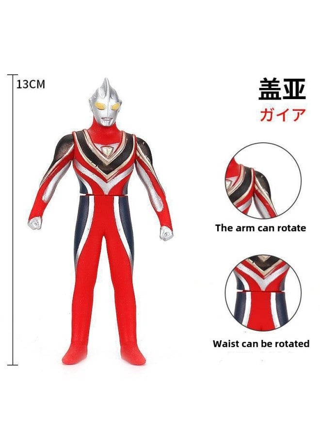 13CM Ultraman Soft Plastic Tiga Style Maltos Galaxy Zero Tiga Superman Children's Hot Toys Wholesale-Color:79, Gaia - Image 1